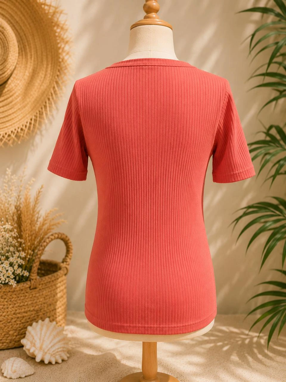 Camiseta la halle color ladrillo talla M – photo 3